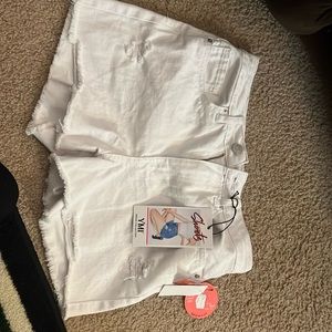New white shorts, has not been worn